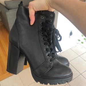 Steve Madden Lace-Up Booties